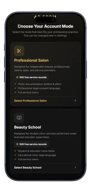 AP Form screenshot 2