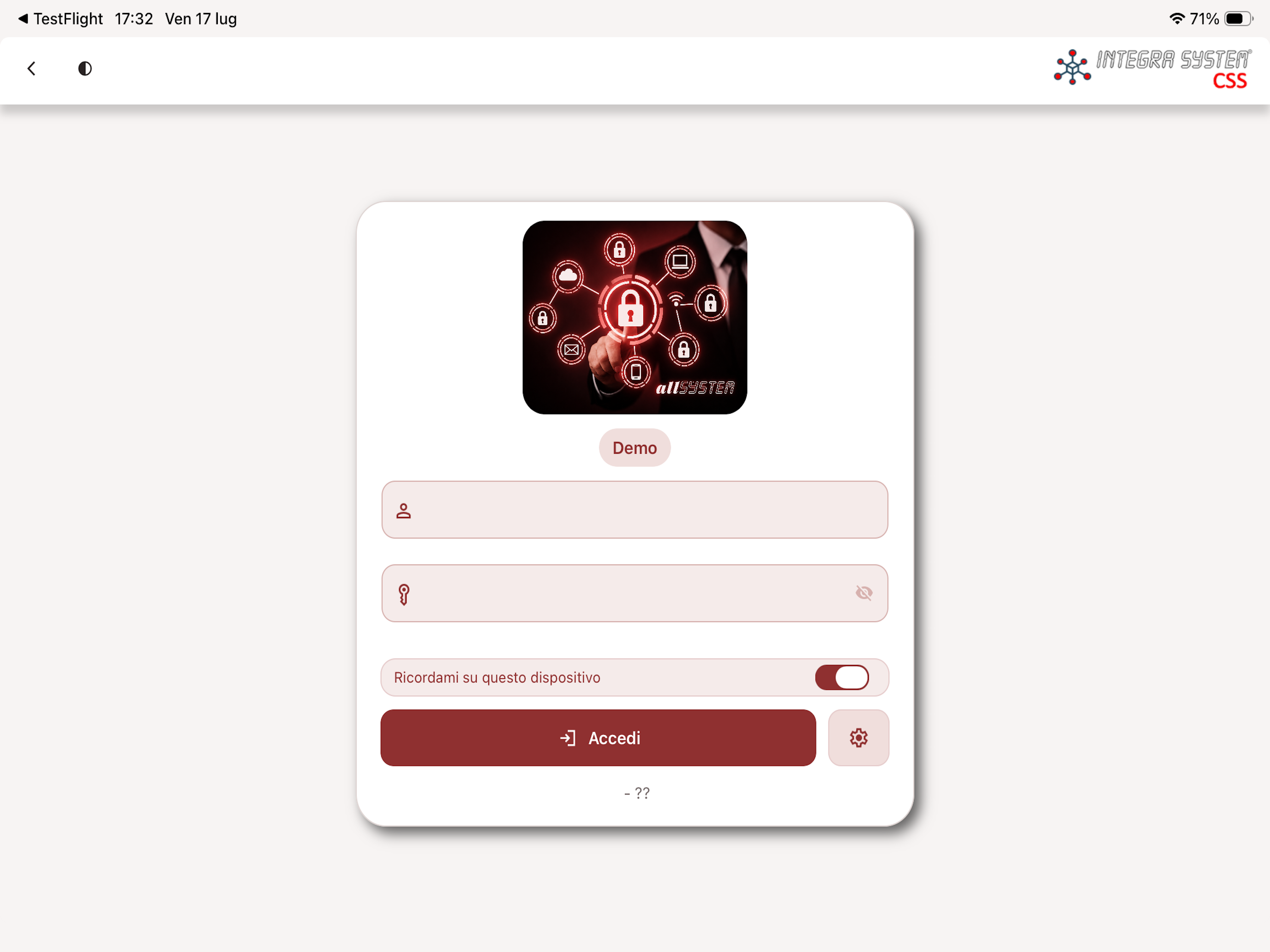 Integra System CSS screenshot 7