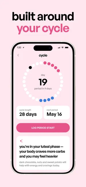 Sync: Women's Health & Cycle screenshot 2