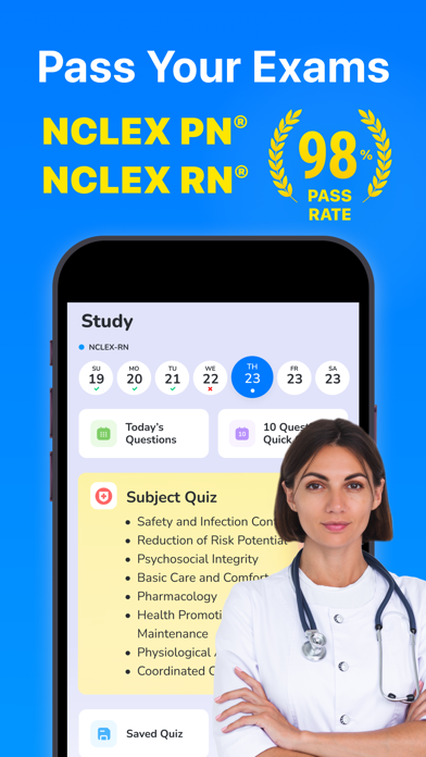 NCLEX RN & PN Medic Test 2025 Screenshot
