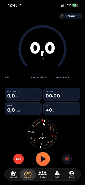 VéloCore: Bike GPS & SOS screenshot 3