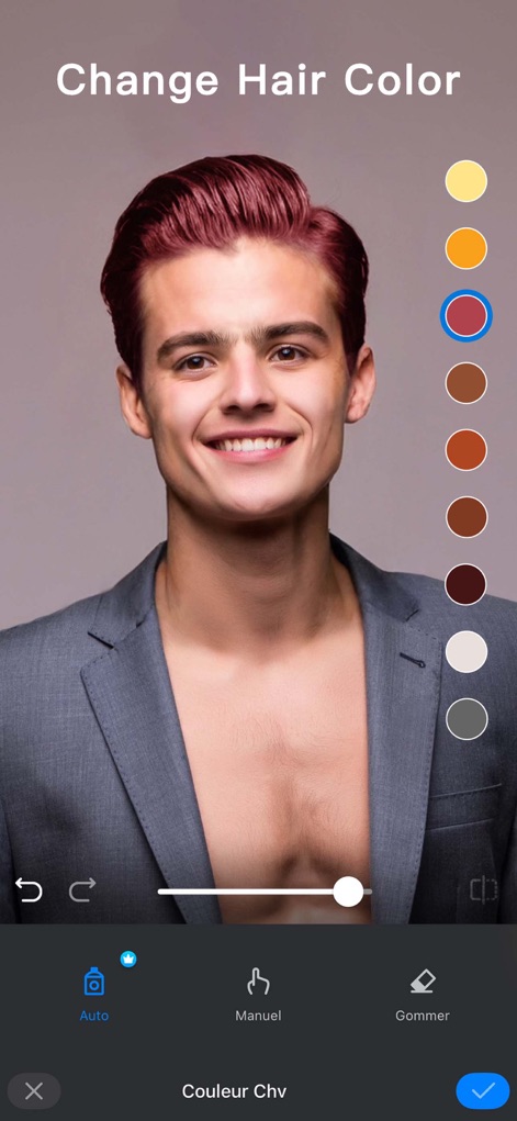 Manly - AI Photo Editor - Dynamic Hair Color