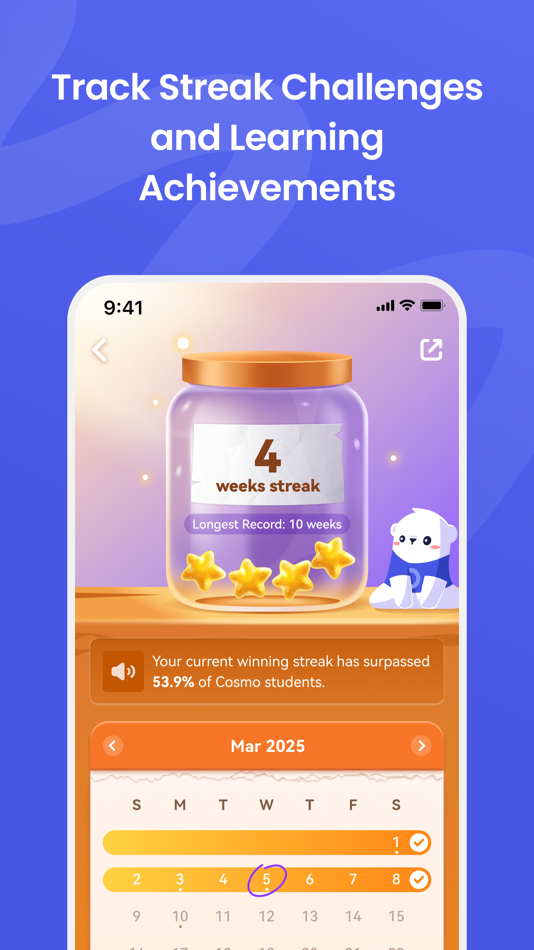#6. Cosmo (formerly ClassUp) (iOS) 来自: Algorithm of Learning Inc.