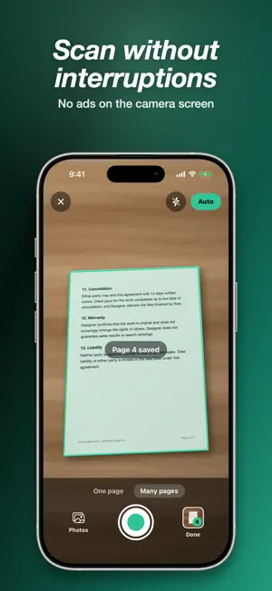 Scanner: PDF & Document Scan screenshot 3