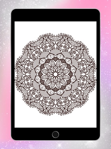 Mandala Color by Number Book iPad screenshot