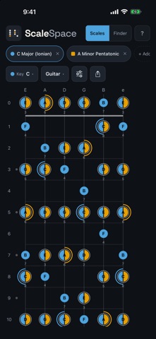 ScaleSpace: Scales & Modes screenshot 2