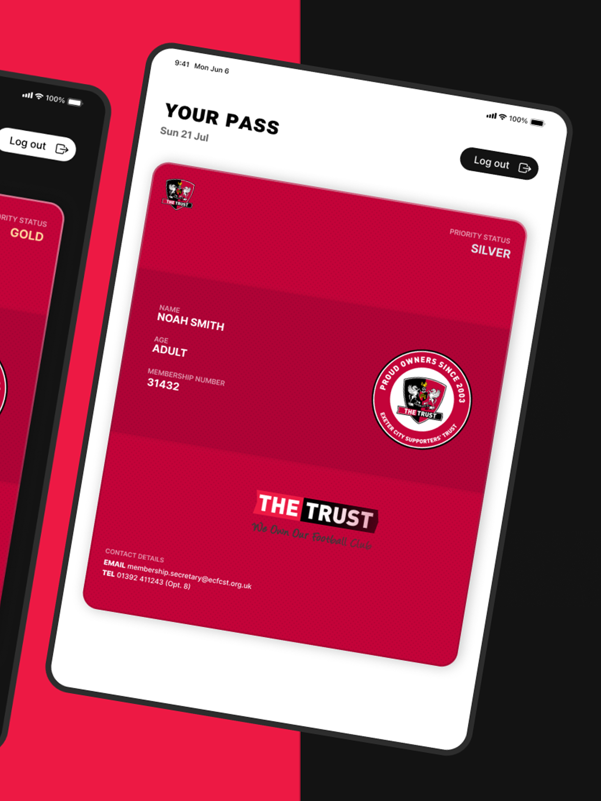 ECFC Membership Card