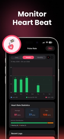 PulseMate: BP & Heart Rate screenshot