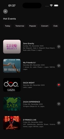 RichListApp screenshot