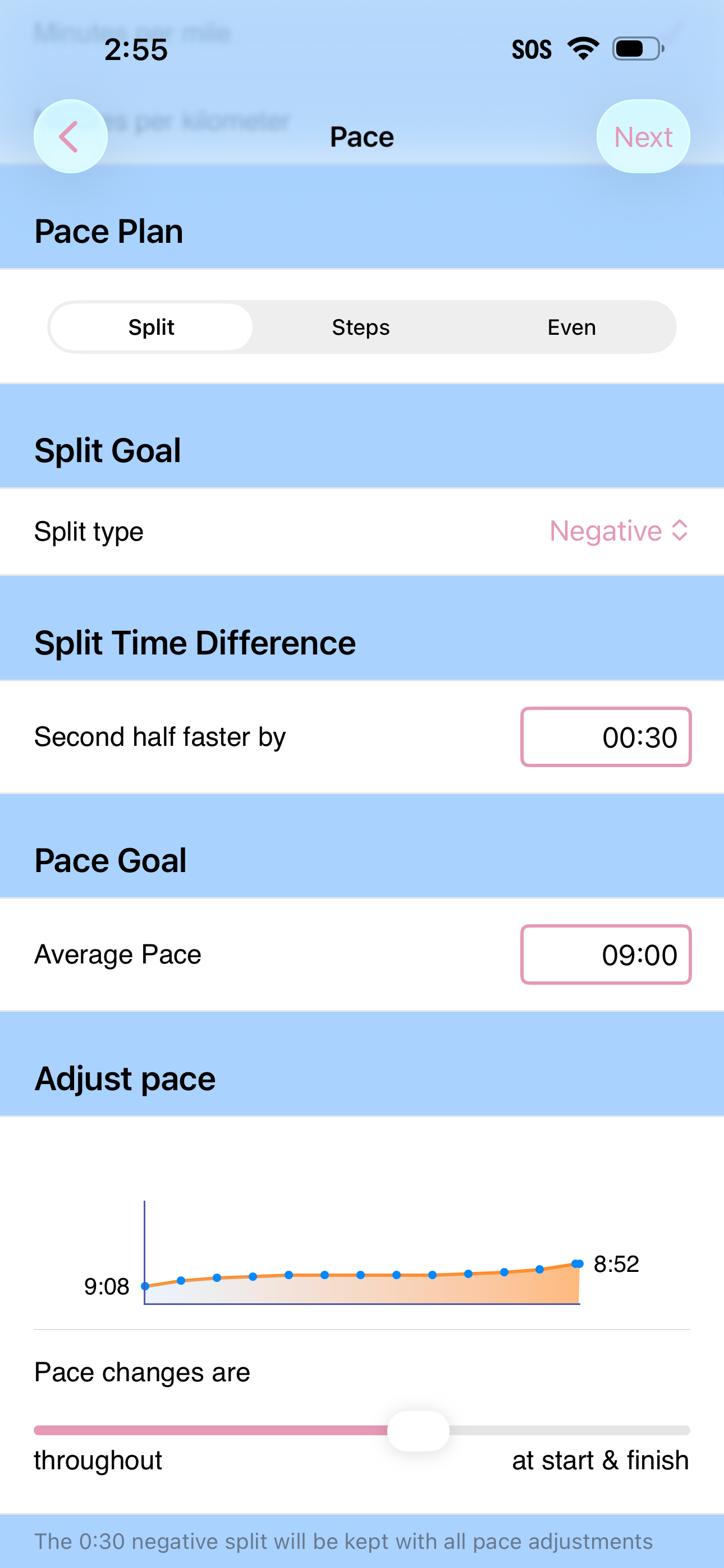 True Pace: Running Calculator
