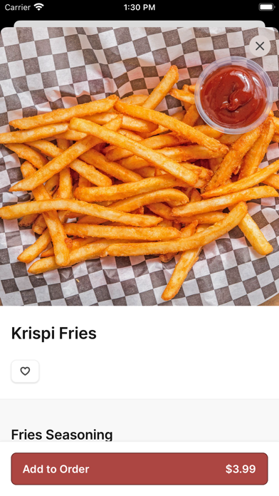 Krispi Hot Chicken Halal iPhone screenshot 3 - Food & Drink app