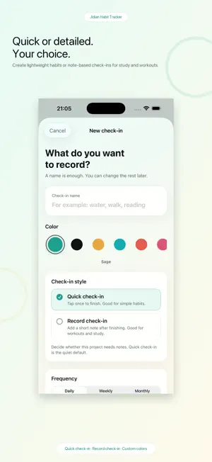 Jidian Habit Tracker screenshot 2