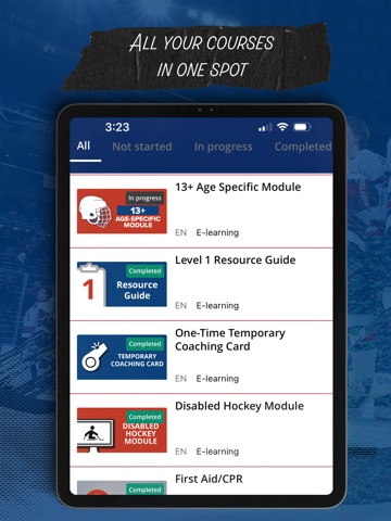 USA Hockey Learning Center iPad screenshot