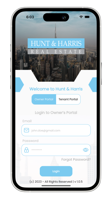 Screenshot #1 pour Hunt and Harris Client Portal