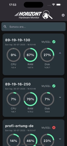 Horizont Monitor screenshot