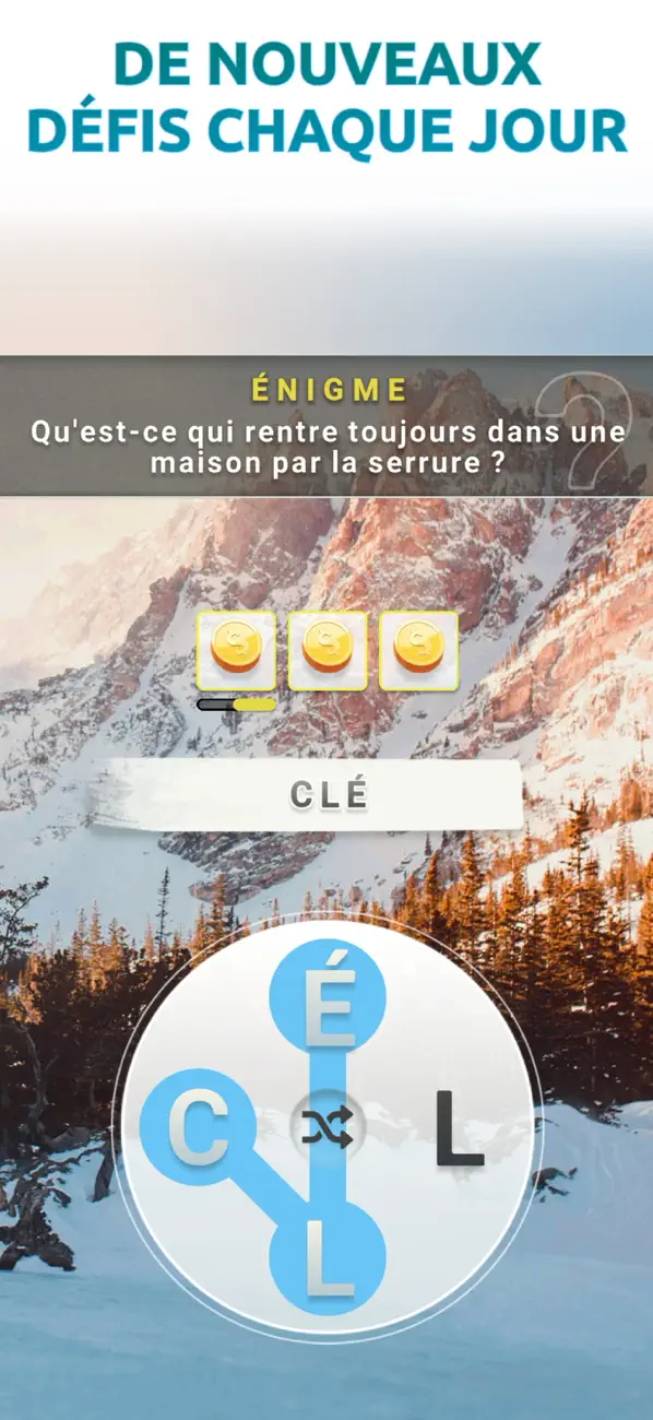 Screenshot #3 pour Jeu des Mots Croisés: Français