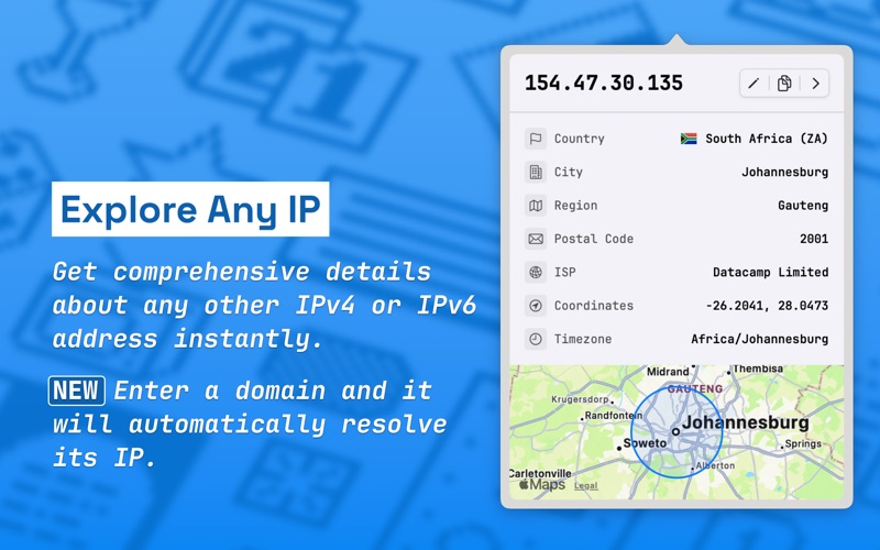 IP位置查找与网络 - IPeek screenshot