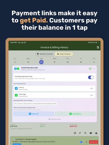 Business Manager 4 Home Pros iPad screenshot