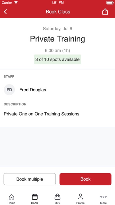 MASE TRAINING FITNESS & SPORTS Screenshot