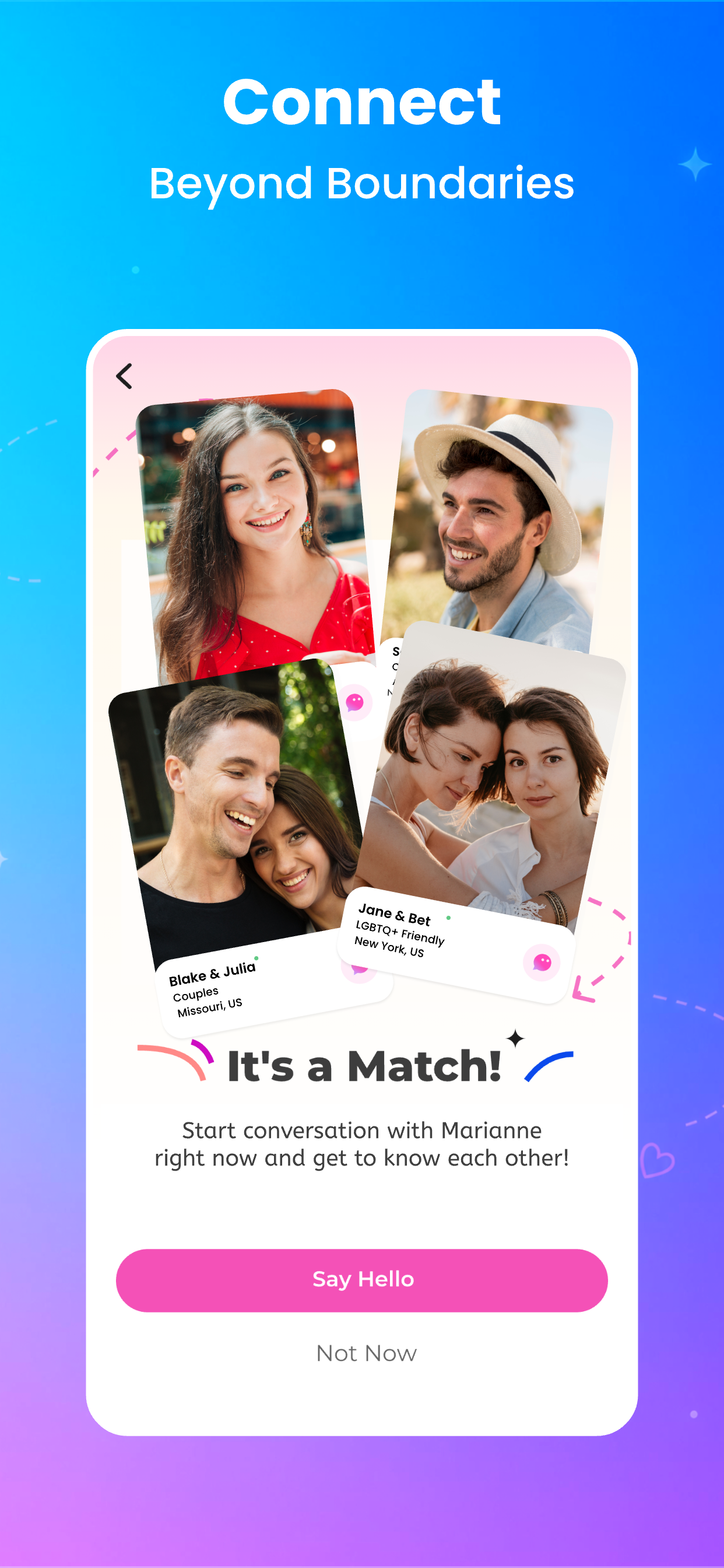BiCupid: Date Singles, Couples screenshot 4
