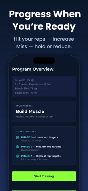 MoveIron: Workout Progression screenshot 3