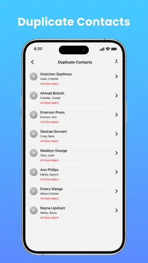 Easy Contacts Cleaner screenshot 4