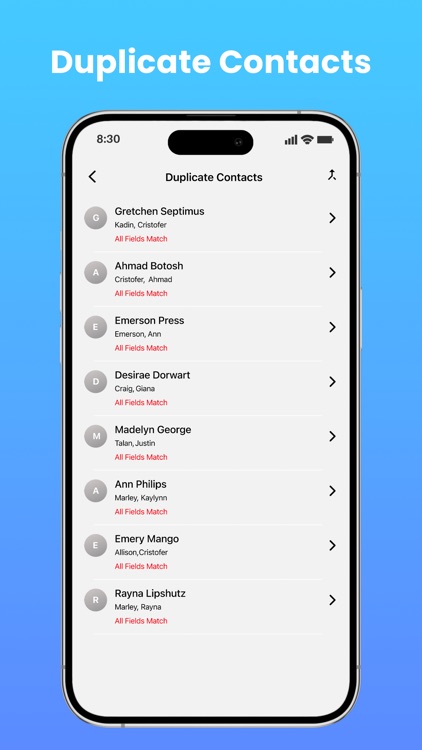 Easy Contacts Cleaner screenshot-3