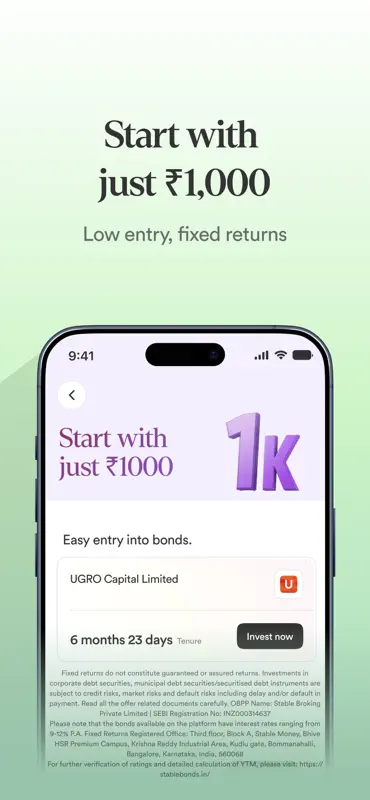 Stable Money: FDs & Bonds screenshot 10 of 10