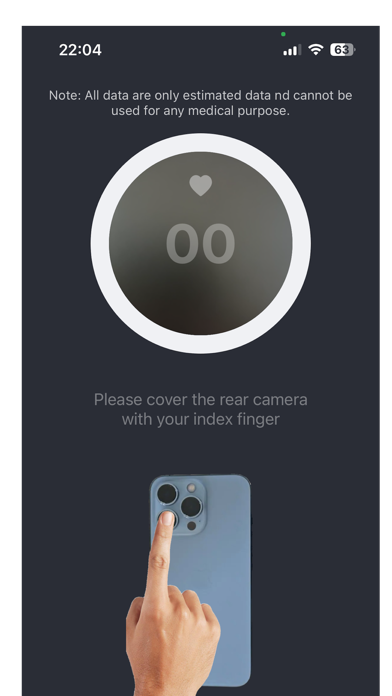 Screenshot 1 of Finger Pulse App