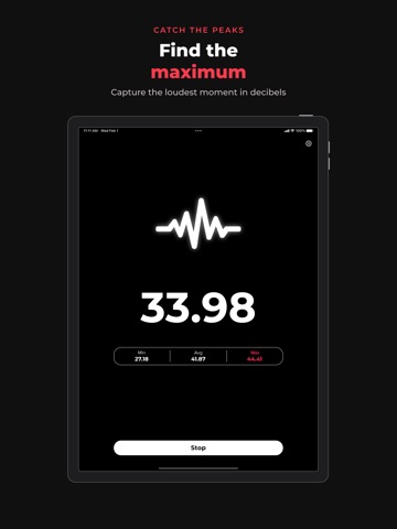 Sound Meter: Noise & Decibel iPad screenshot