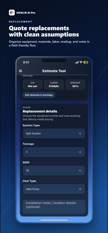 HVAC/R AI Pro screenshot
