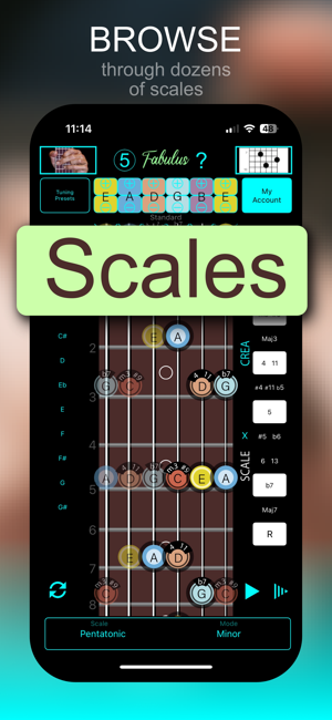 ‎Guitar Chord Analyzer: FABULUS Screenshot