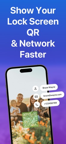 Qard - Lockscreen QR Maker iPhone screenshot