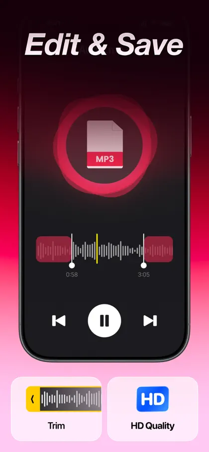 Screenshot 3 von 4 zu Media Converter · Video to MP3