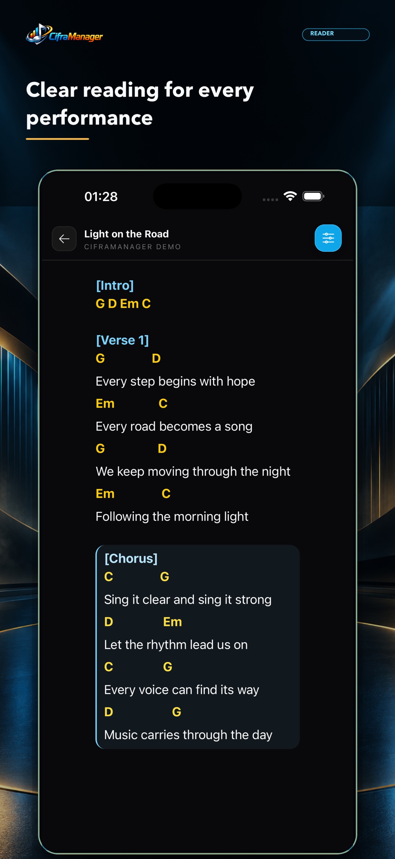 Screenshot 2 of CifraManager: Cifras