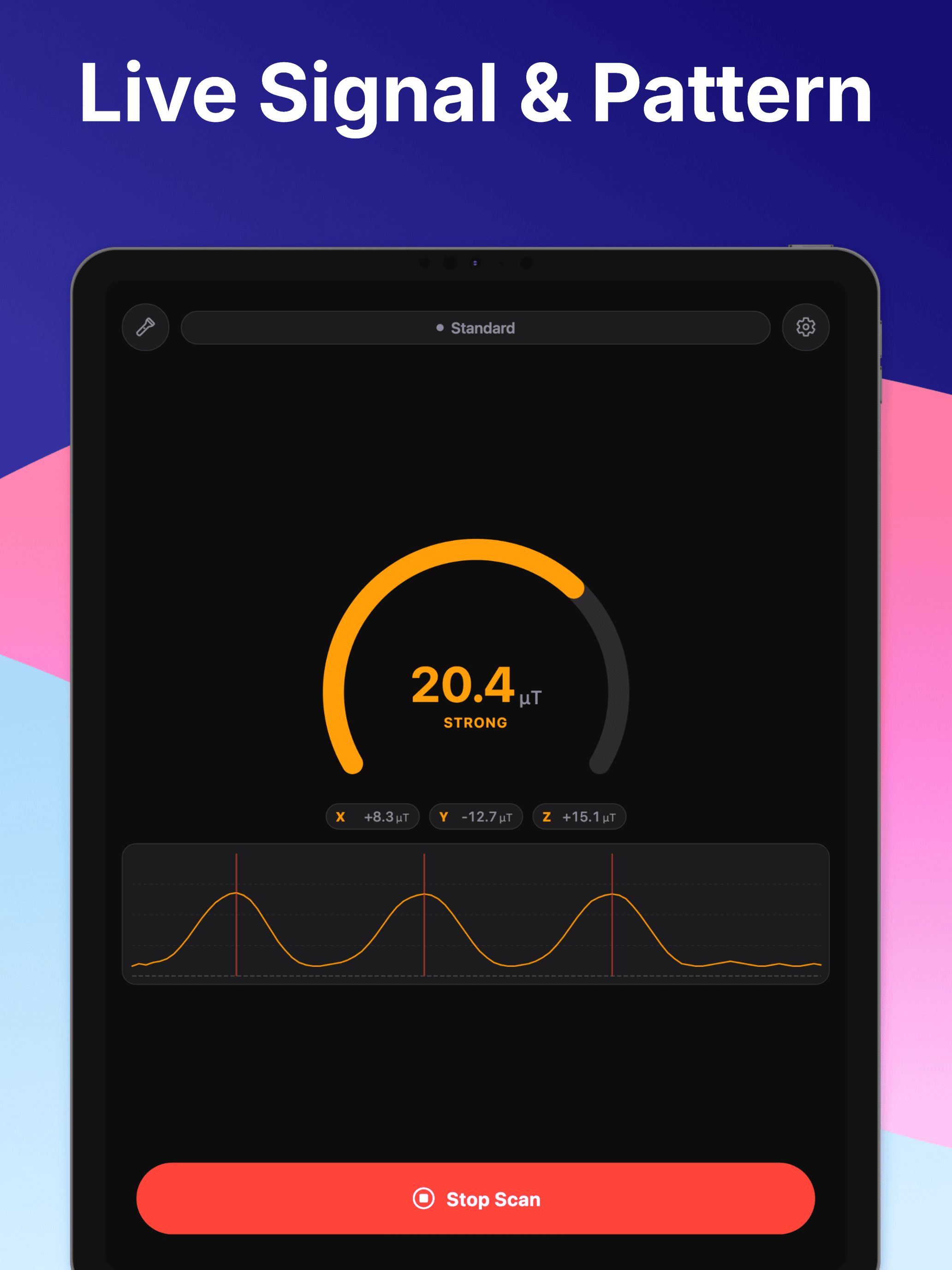 Magnetometer uT screenshot 7