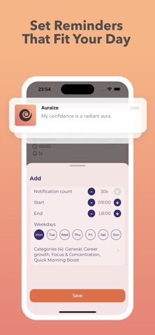 Auraize - Daily Affirmations screenshot
