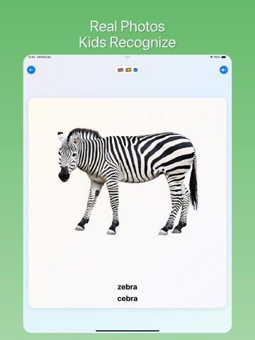Baby Flash Cards Encyclopedia iPad screenshot