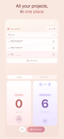 Crochet Counter: Cozy Tracker Screenshot 3 of 4
