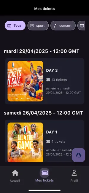 TeewTickets (Bêta) screenshot 4