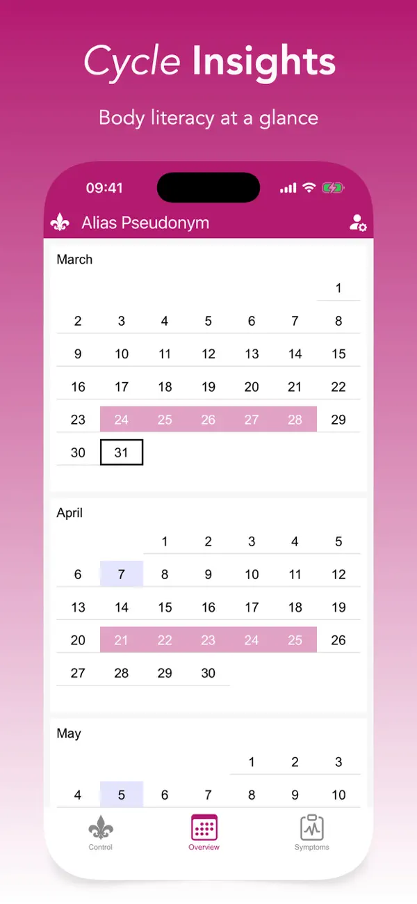 Screenshot #3 pour Prime Period: Cycle Tracker