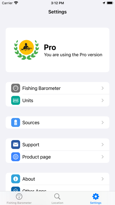 Fishing Barometer - Fishermen Screenshot