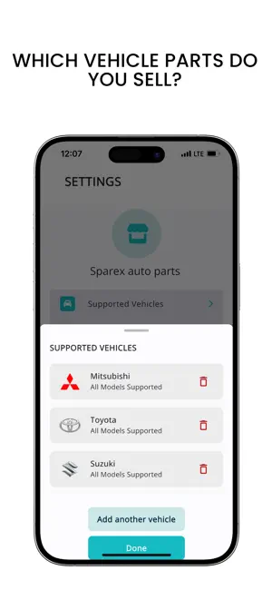 SparexAuto Vendor screenshot 2