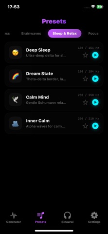RE Frequency – Sleep & Focus screenshot