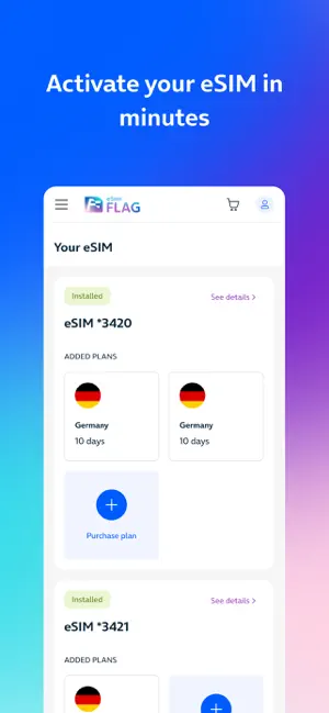 eSimFLAG - eSIM for travel screenshot 3
