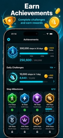 AuraStep - Step Counter Screenshot 3 of 7