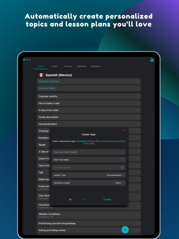 LingoYak: AI Language Tutor iPad screenshot