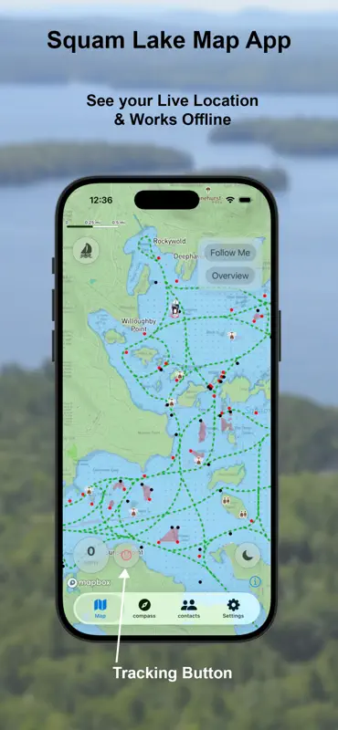 Squam Lake Map screenshot 1 of 7
