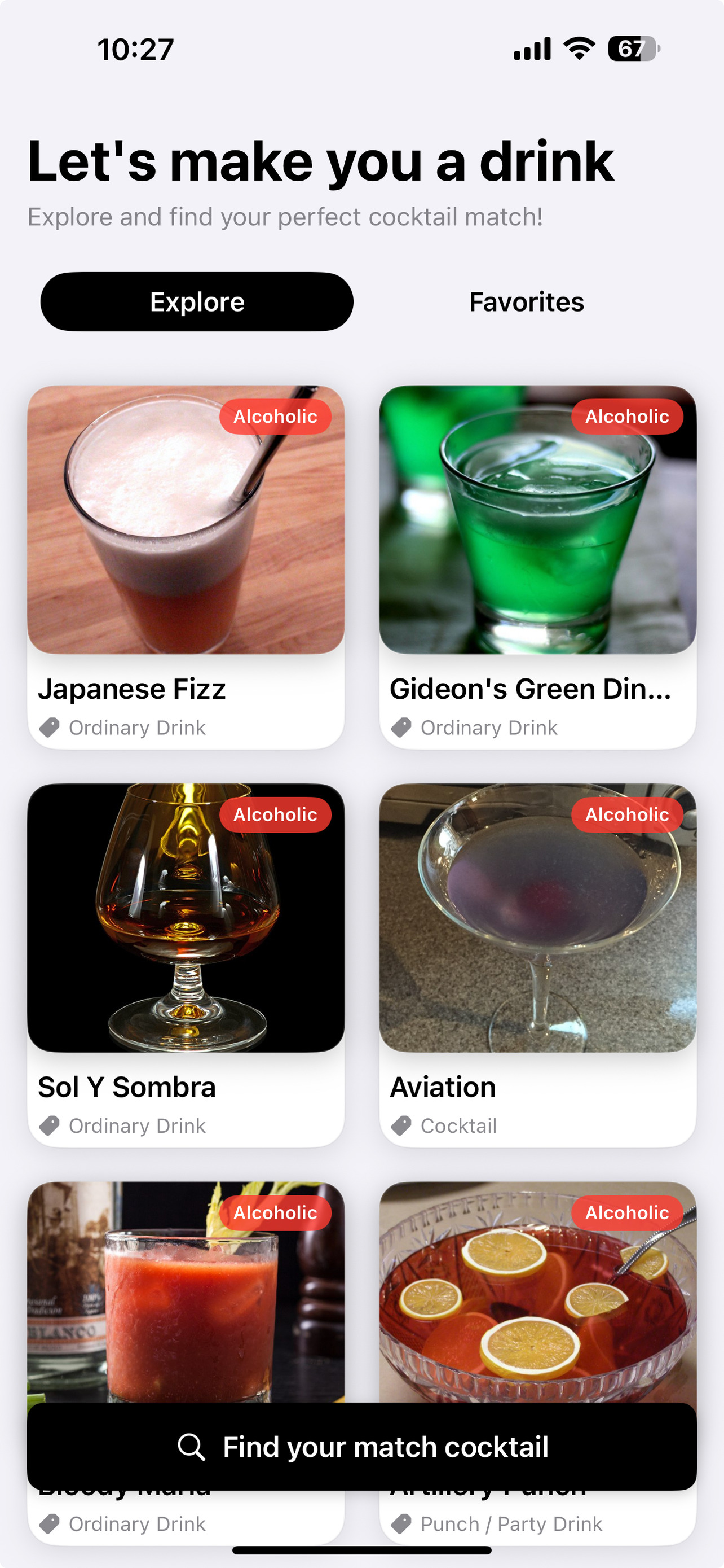 Cocktail Recipes: DrinkForMe