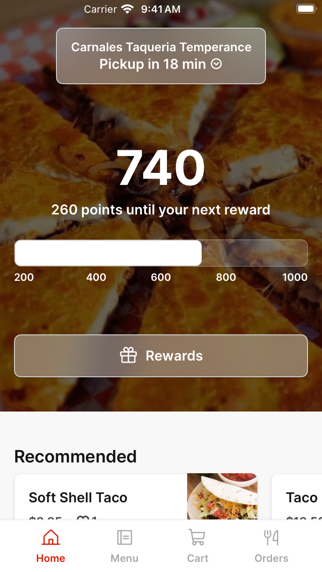 Carnales Taqueria iPhone screenshot 1 - Food & Drink app